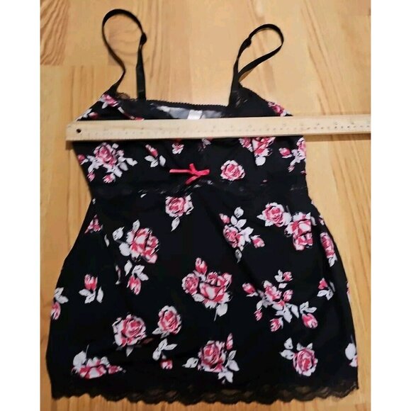 ALT Bella Swan Twilight Elena Gilbert Lace Camisole Small Black Floral Babydoll - Picture 2 of 6